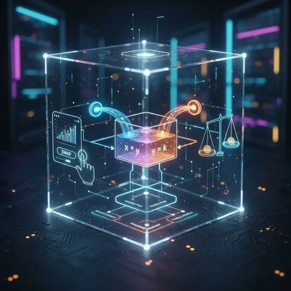 Как работают AMM в DeFi: техническое объяснение для новичков Как работают AMM в DeFi: техническое объяснение для новичков
